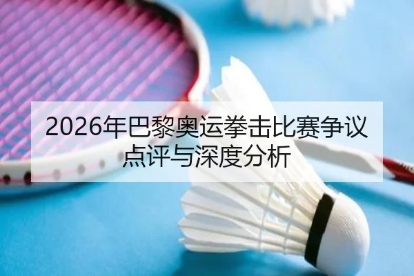 2026年巴黎奥运拳击比赛争议点评与深度分析